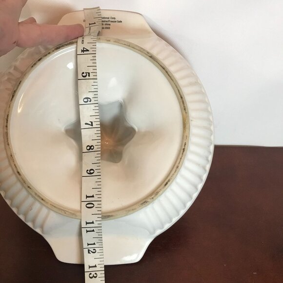 Upright Chicken Roaster White Glazed Stoneware Oven Baking Dish Römertopf - Picture 9 of 11